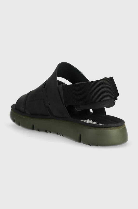 Boty Kožené sandály Camper Oruga Sandal K100470.013 černá
