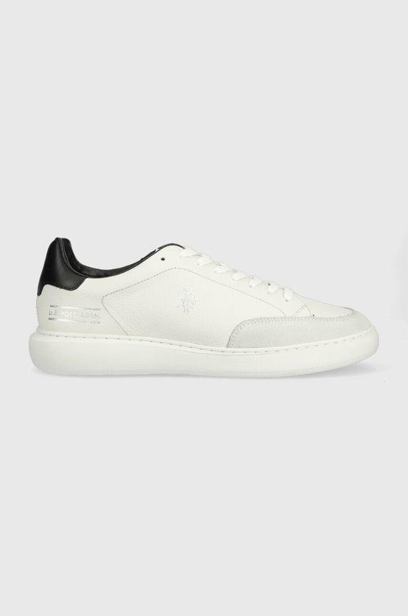 U.S. Polo Assn. sneakersy skórzane CRYME niska biały CRYME005M.3LS1