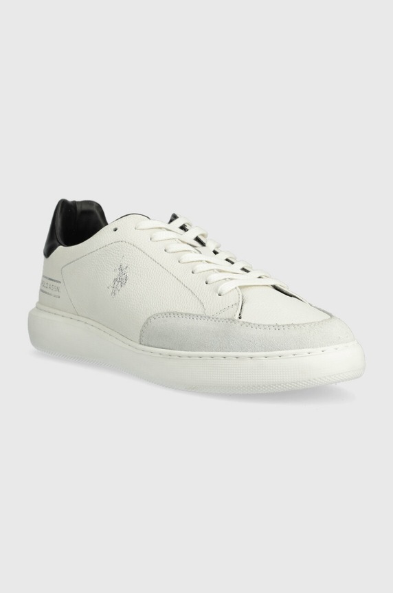 U.S. Polo Assn. sneakersy skórzane CRYME CRYME005M.3LS1 biały AW23