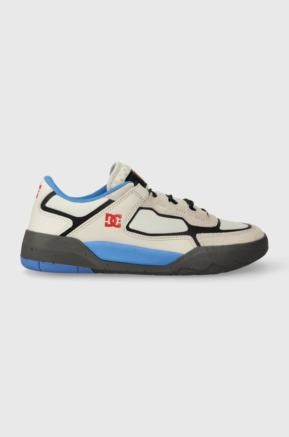 DC sneakersy skórzane Metric skóra zamszowa szary ADYS100742