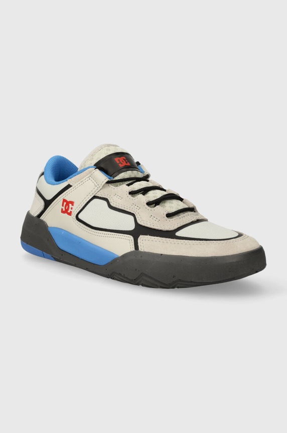 DC sneakersy skórzane Metric ADYS100742 szary SS24