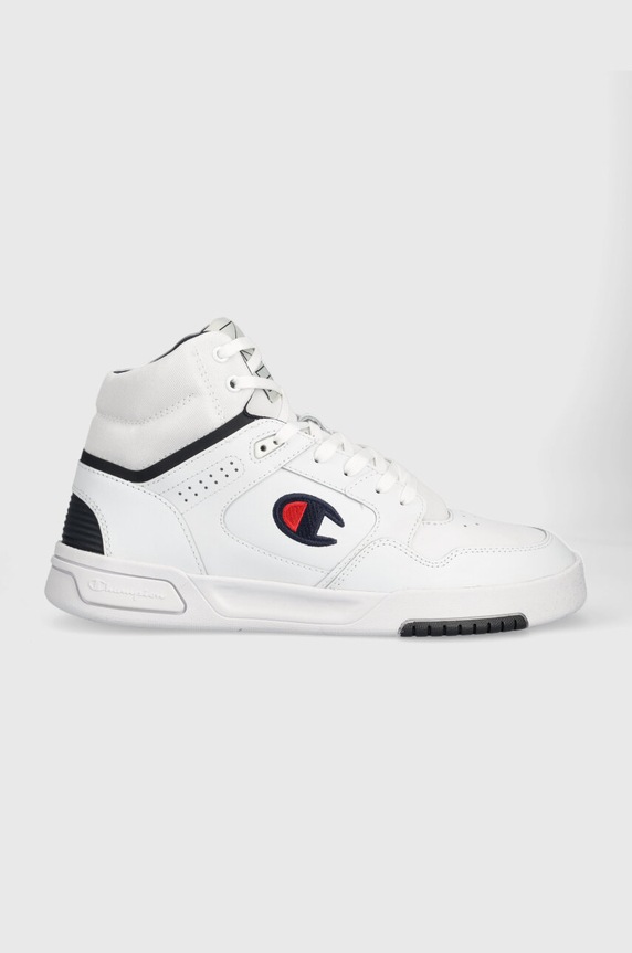 Champion sneakers din piele Mid Cut Shoe Z80 textil alb S22095