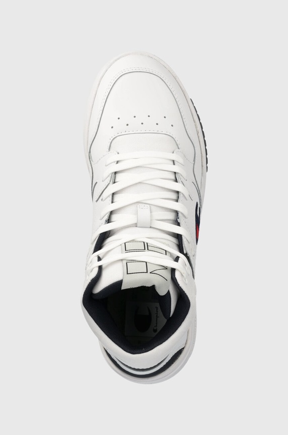 Champion sneakers din piele Mid Cut Shoe Z80 alb S22095