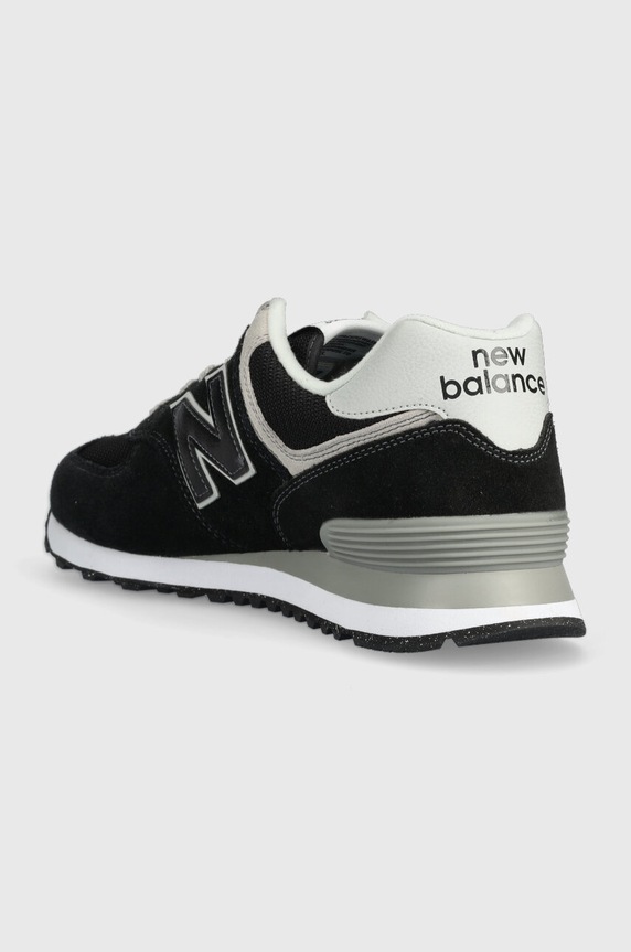 Shoes New Balance 574 Black White ML574EVB black
