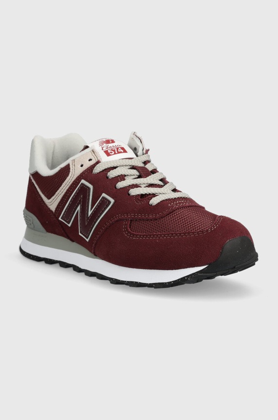 New Balance 574 Burgundy White ML574EVM maroon AA00