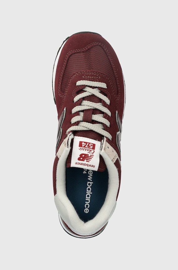 New Balance 574 Burgundy White maroon ML574EVM