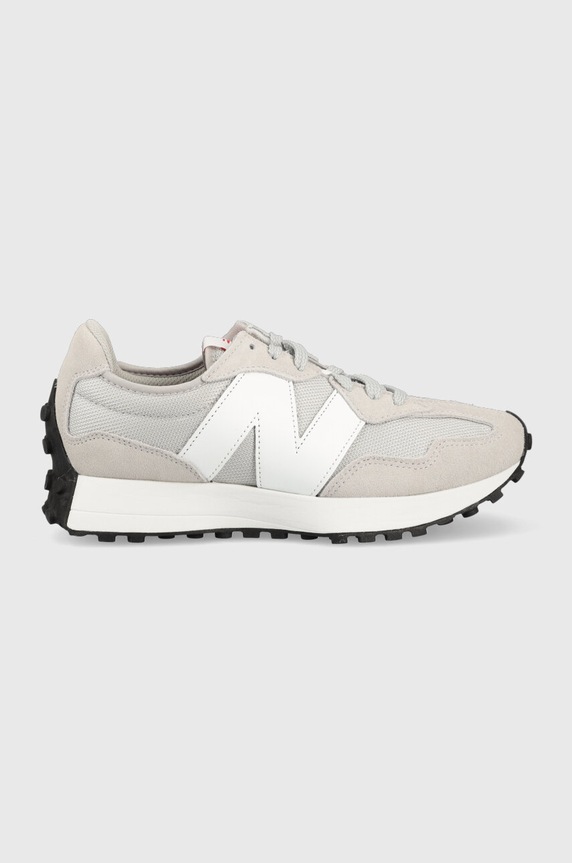 Tenisky New Balance 327 semišová koža sivá MS327CGW