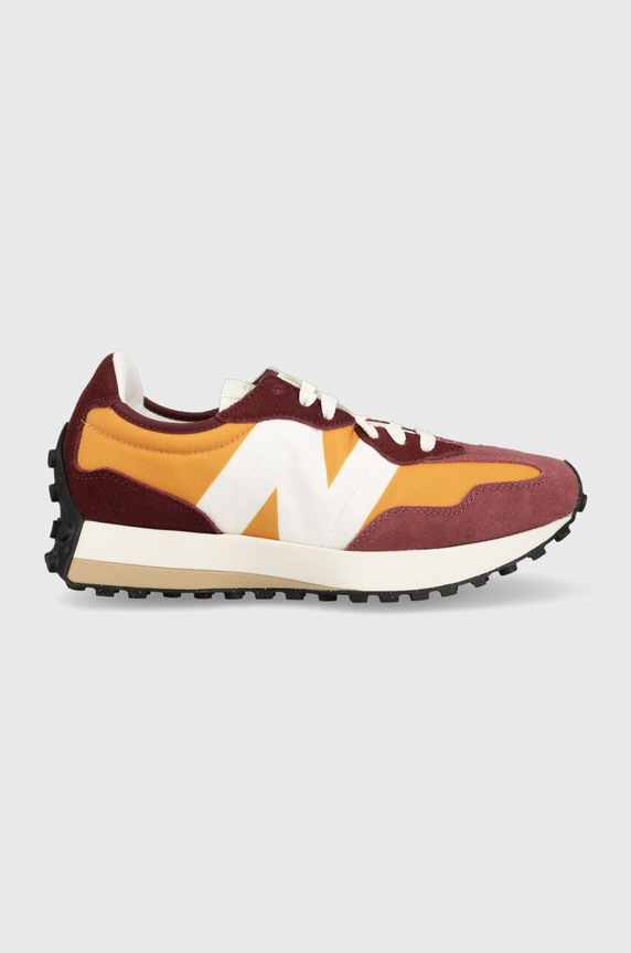 New Balance sportcipő MS327OA velúr bőr burgundia MS327OA