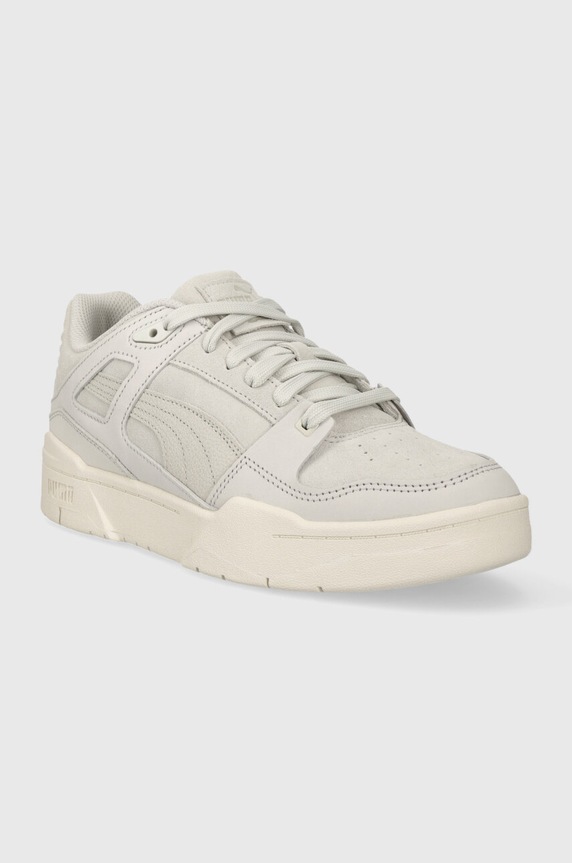 Puma sneakersy skórzane Slipstream Suede 387547 szary SS23