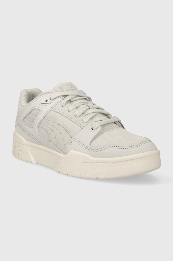 Puma sneakersy skórzane Slipstream Suede 387547 szary SS23