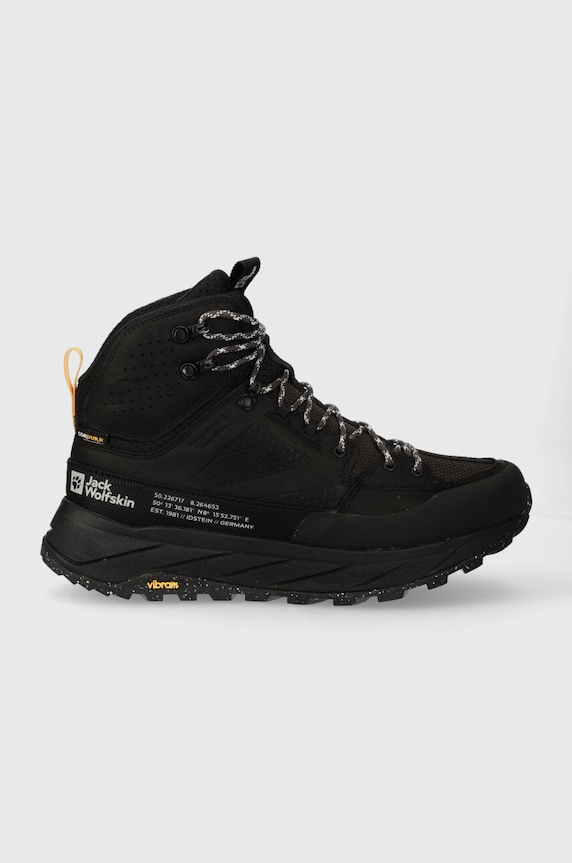 Jack Wolfskin buty Terraquest Texapore Mid tekstylny czarny 4056381