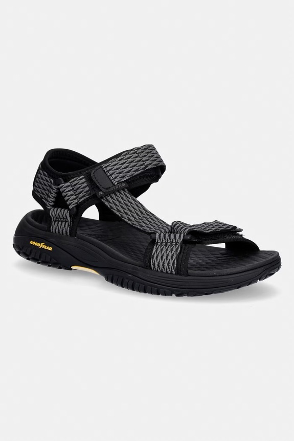 Skechers σανδάλια Πεζοπορίας Ανδρικά RELAXED FIT γκρί 204351