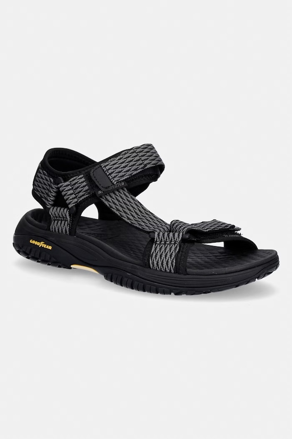 Skechers σανδάλια Πεζοπορίας Ανδρικά RELAXED FIT γκρί 204351
