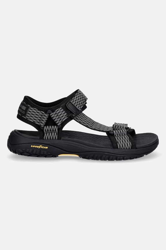 Skechers σανδάλια Πεζοπορίας Ανδρικά RELAXED FIT 204351 γκρί SS26
