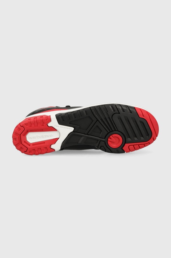 Kožené tenisky New Balance BB650RBR černá