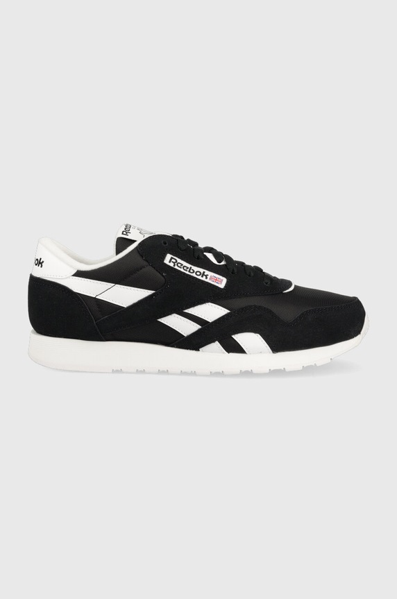 Reebok Classic sportcipő CLASSIC NYLON velúr bőr fekete GY7231