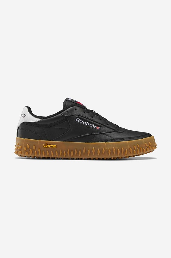 Reebok Classic leather sneakers Club C Vibram grain leather black GY9911