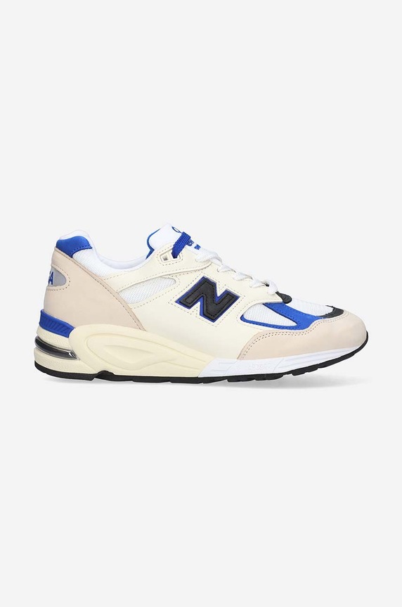 New Balance 990v2 MiUSA White Blue synthetic beige M990WB2