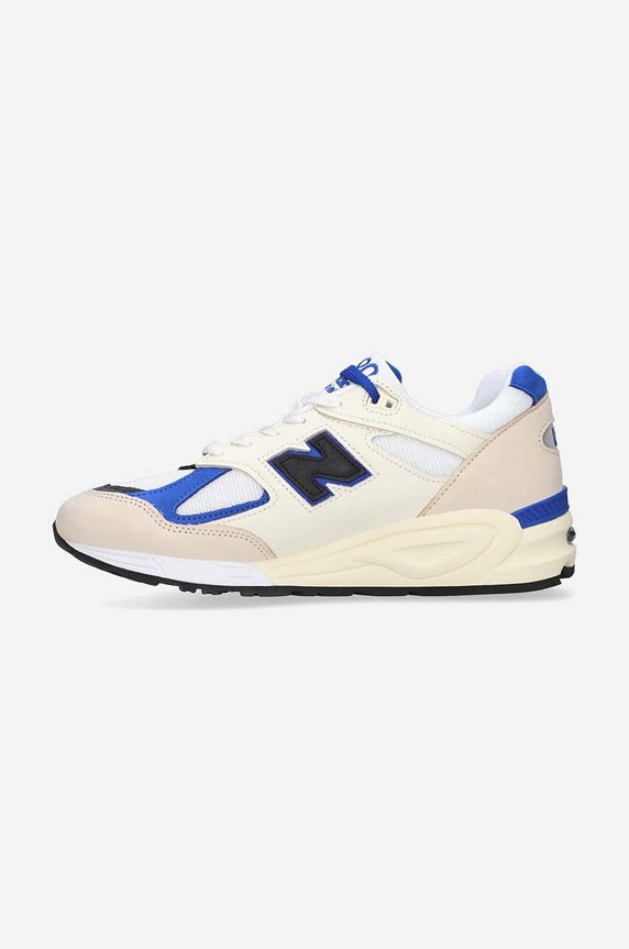 Shoes New Balance 990v2 MiUSA White Blue M990WB2 beige
