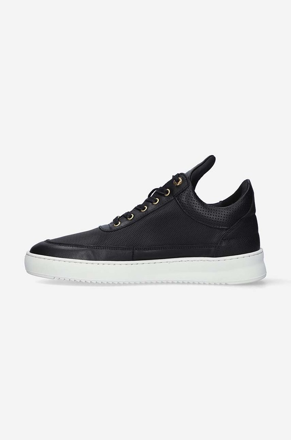 Boty Kožené tenisky Filling Pieces Low Top Aten 10126591861 černá