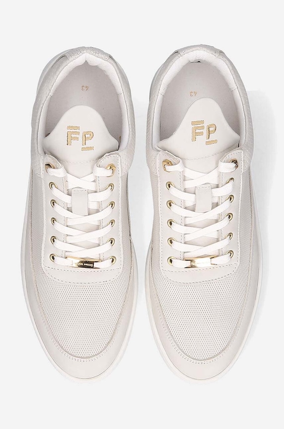 Шкіряні кросівки Filling Pieces Low Top сірий 10126591890