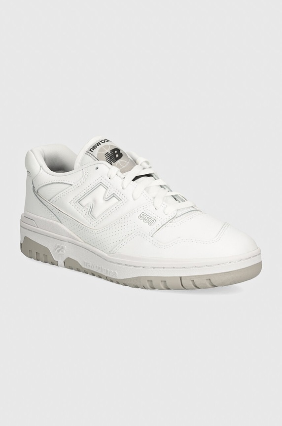 Kožené tenisky New Balance 550 přírodní kůže bílá BB550PB1
