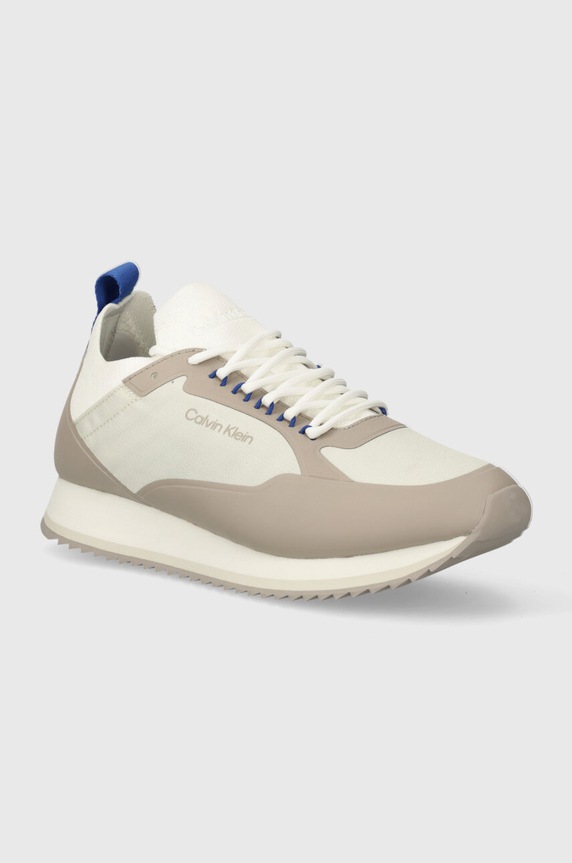 Calvin Klein sneakersy LOW TOP LACE UP NYLON beżowy HM0HM00921
