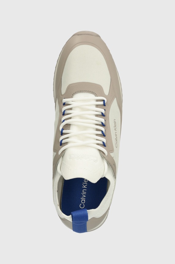 Calvin Klein sneakersy LOW TOP LACE UP NYLON beżowy HM0HM00921