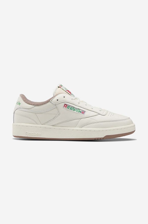 Kožené tenisky Reebok Classic Club C 85 Vintage nízky béžová GZ5161