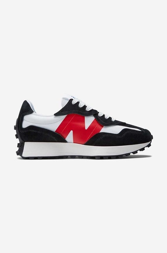 Tenisky New Balance U327WEA semišová kůže černá U327WEA