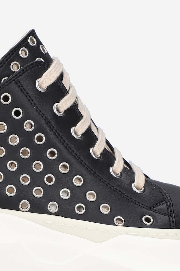 Scarpe Rick Owens scarpe da ginnastica in pelle Abstract DU01C6842.VLES2 nero