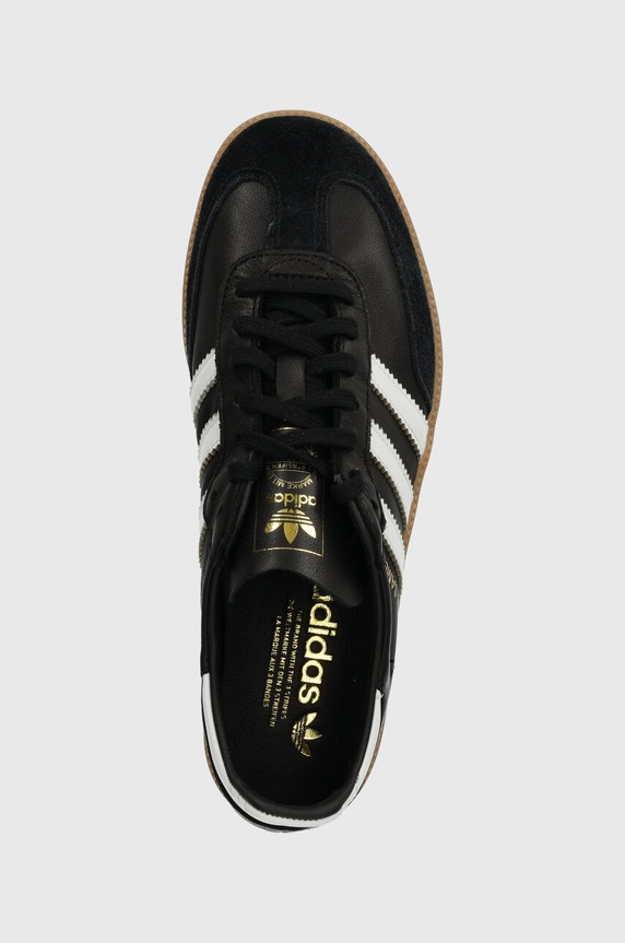 Кожени маратонки adidas Originals черен IF0641