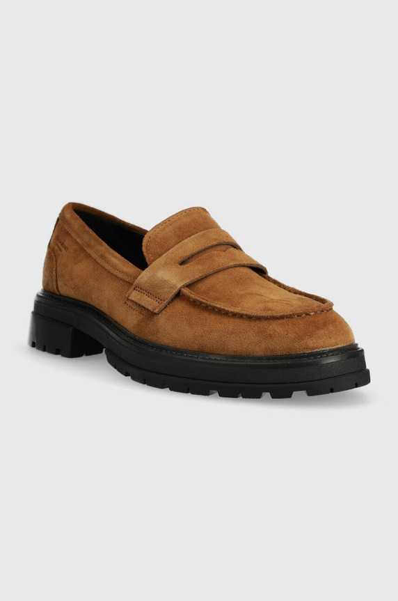 Vagabond Shoemakers mokasyny zamszowe Johnny 2.0 5579.040.27 brązowy SS23