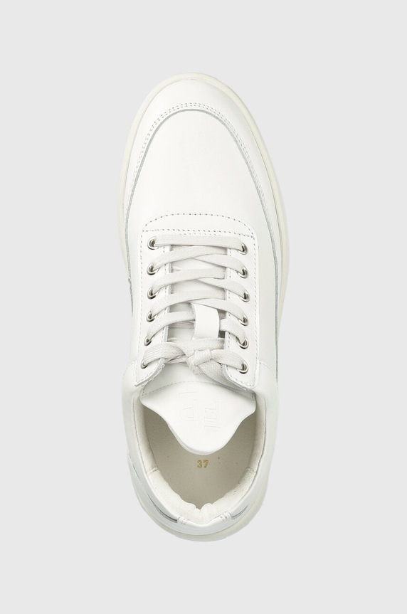 Filling Pieces sneakersy skórzane Low Top Ripple Nappa biały 25121721855
