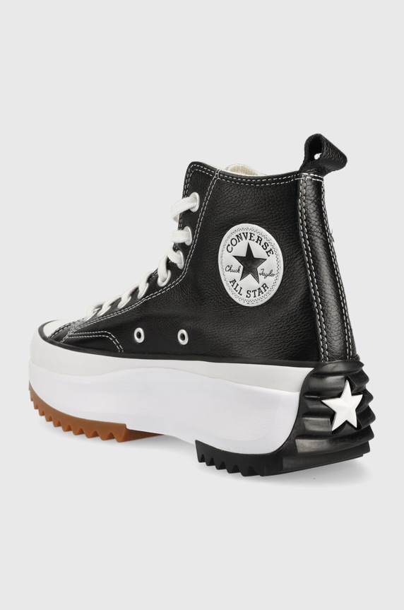 Scarpe Converse scarpe da ginnastica in pelle Run Star Hike Platform A04292C nero