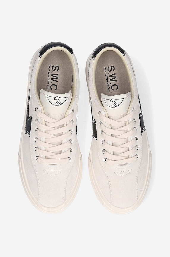 Stepney Workers Club leather sneakers Dellow S-Strike beige YA07135