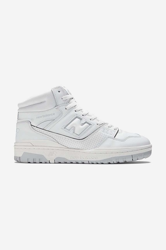 Tenisky New Balance BB650RWW usňová koža biela BB650RWW