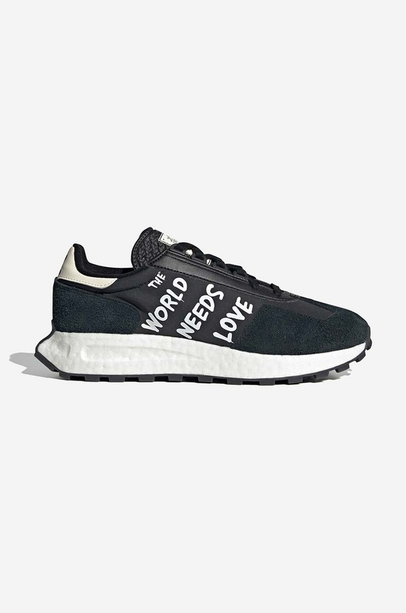 Tenisice adidas Originals Retropy E5 brušena koža crna HQ6854