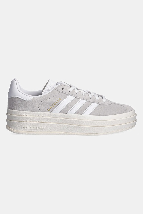 Semišové tenisky adidas Originals Gazelle Bold W HQ6893 sivá SS23