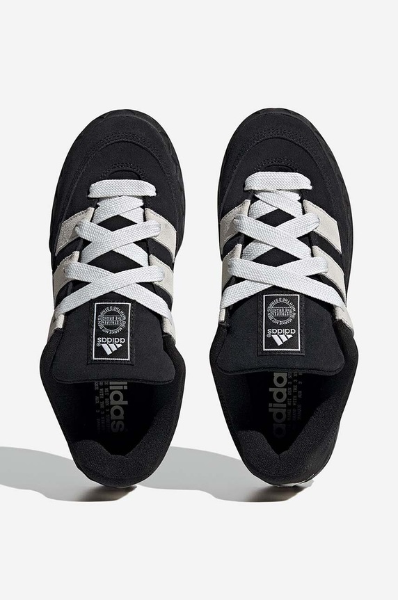 adidas Originals sneakers in camoscio Adimatic nero HQ6900