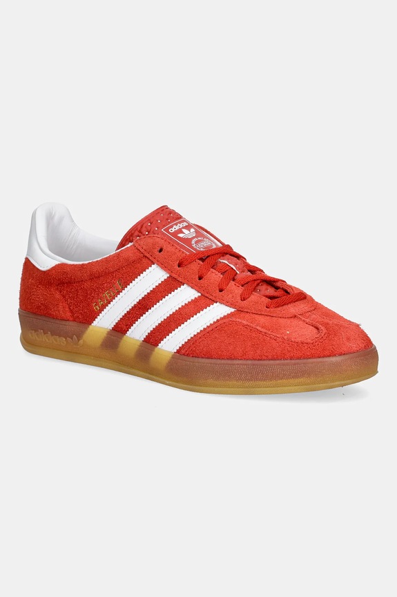 Велурени маратонки adidas Originals Gazelle Indoor HQ8718 равна оранжев HQ8718