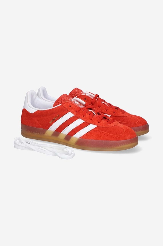 Велурени маратонки adidas Originals Gazelle Indoor HQ8718 HQ8718