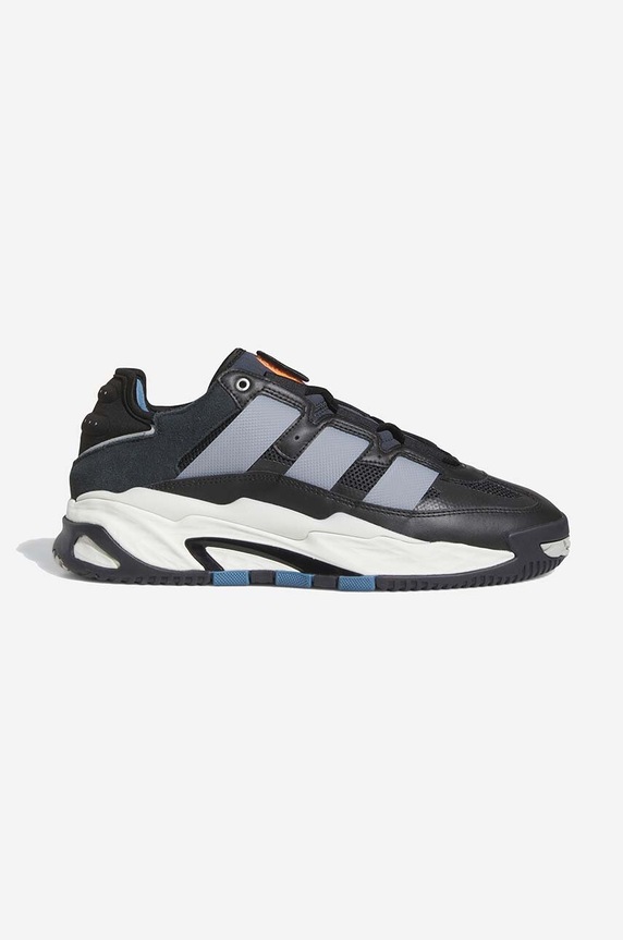 adidas Originals sneakers Niteball pelle scamosciata nero FZ5742