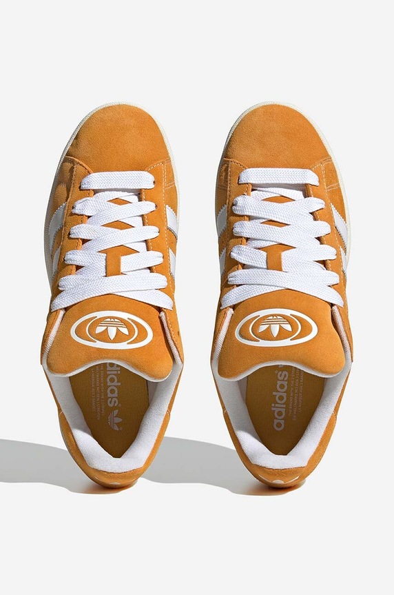 Σουέτ sneakers adidas Originals Campus 00S H03473 κίτρινο