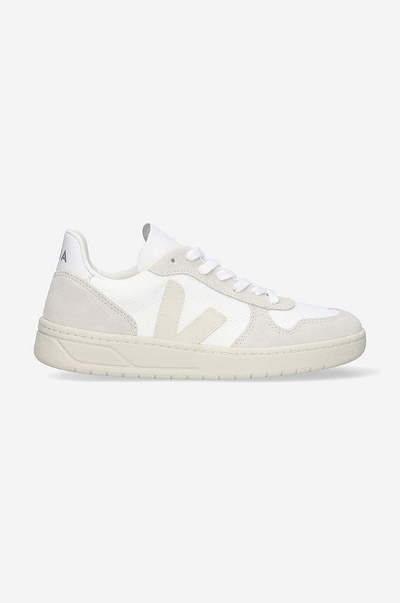 Veja sneakersy V-10 skóra zamszowa biały VX0102499A