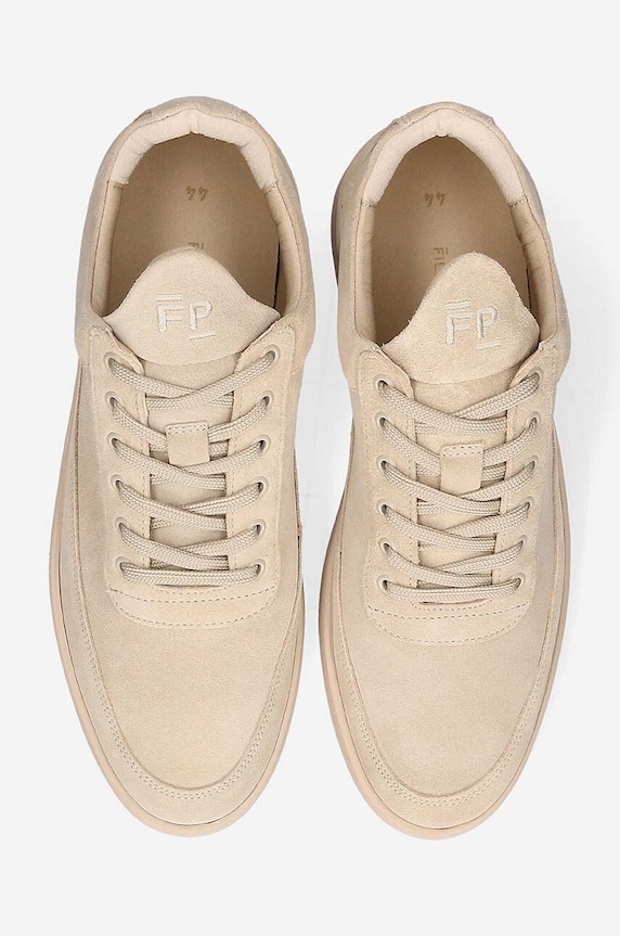 Kožené tenisky Filling Pieces Low Top Suede béžová 10122791990