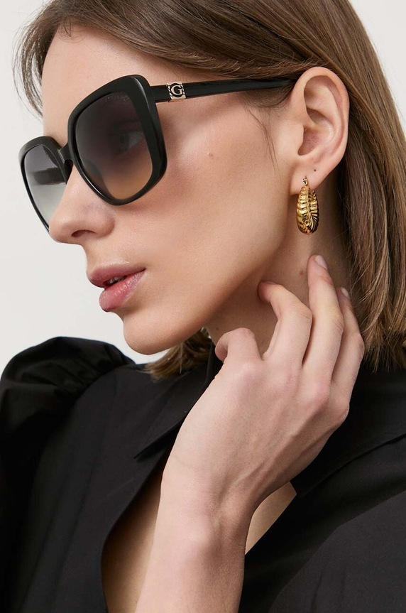 Guess occhiali da sole a tinta unita nero GU7863.5801B