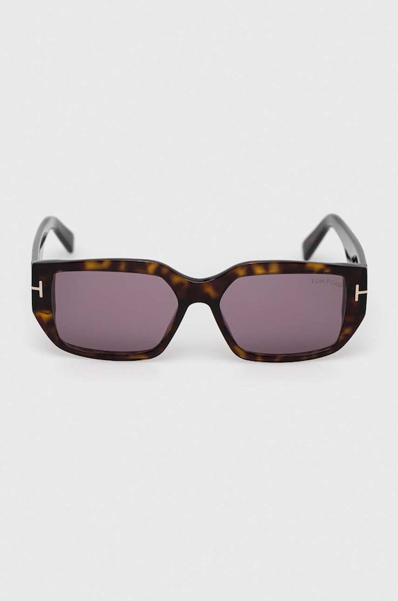 Akcesoria Tom Ford okulary przeciwsłoneczne FT0989.5652Y brązowy