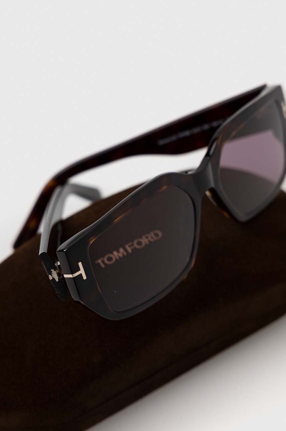 Tom Ford okulary przeciwsłoneczne FT0989.5652Y brązowy