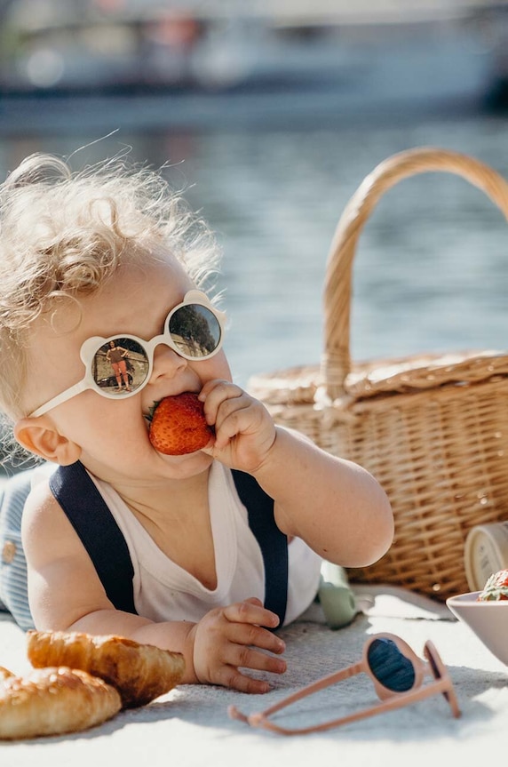 Ki ET LA okulary przeciwsłoneczne dziecięce OURSON beżowy OURSON